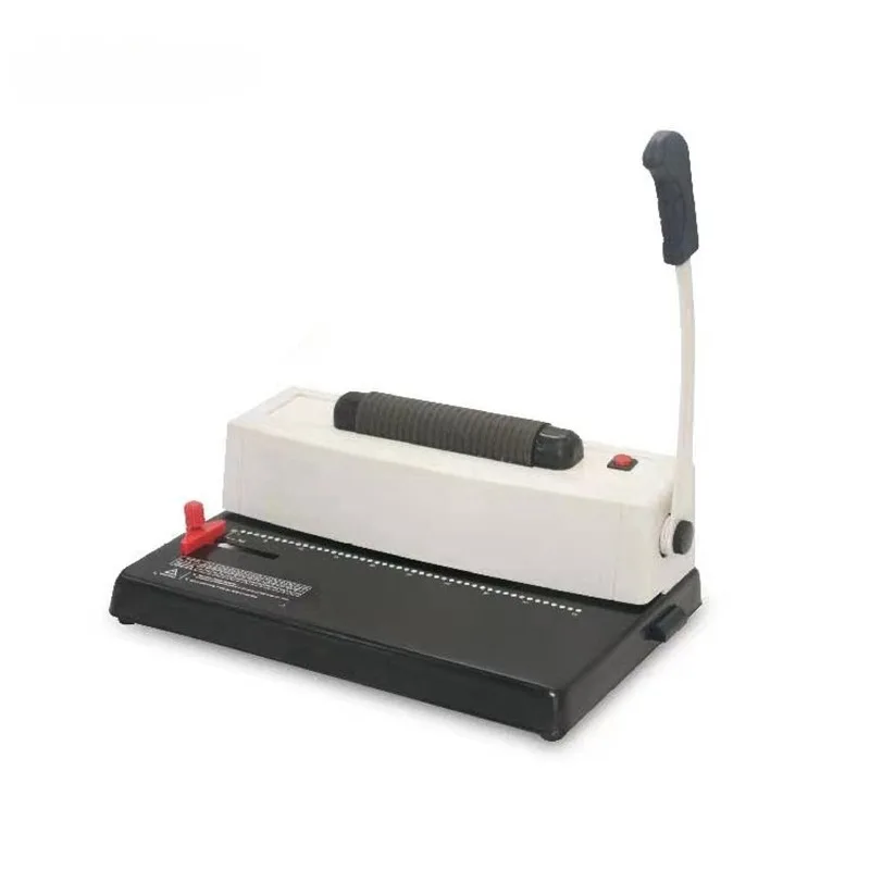 Professional Single Coil Binding Machine Electric Paper Punch Book Binder for Finance Accounting Office Documents Text Bills