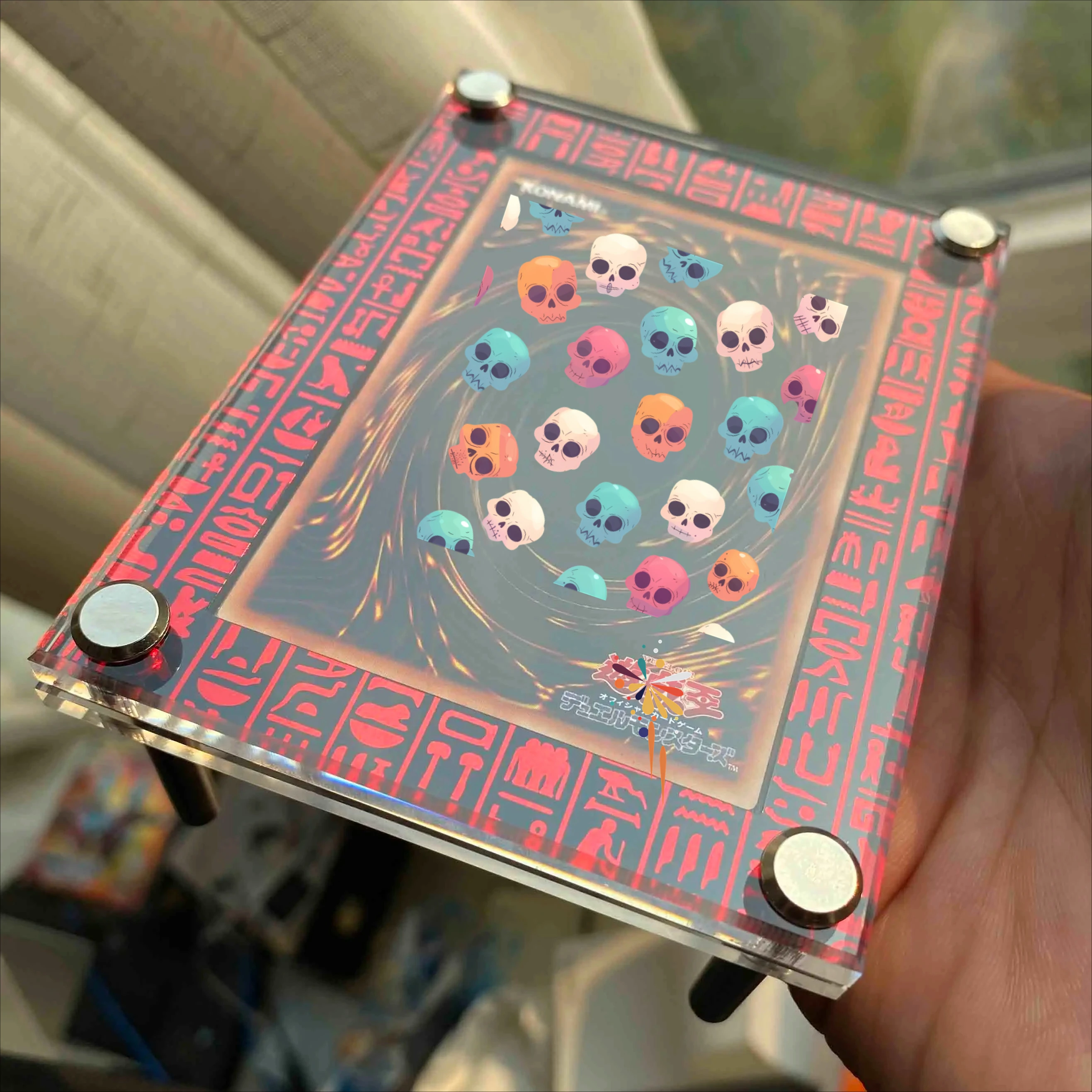 Yu Gi Oh Anime Character Card Brick Egyptian God Blue-Eyes White Dragon Tormentor Ultimate Gold Stamping Laser Triple No Card