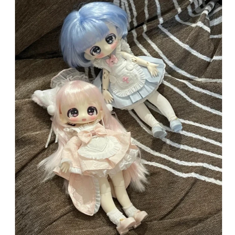 

New 1/6 Bjd Sweet Velvet Series Blind Box Cute Girls Action Figure Moveable Doll Desktop Ornament Surprise Gift For Friends