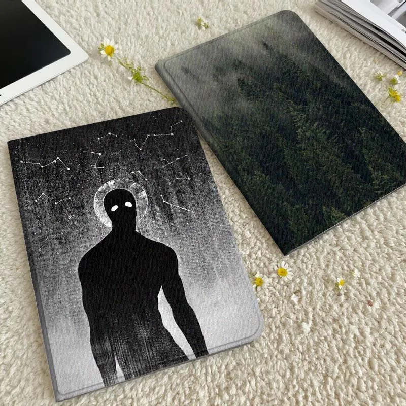 

Starry Silhouette Halo Man Tablet Case For Xiaomi Redmi Mini Pad SE K 2 4 5 6 7 8 2023 2025 11 8.8 11.2 10.1 Pro Gift