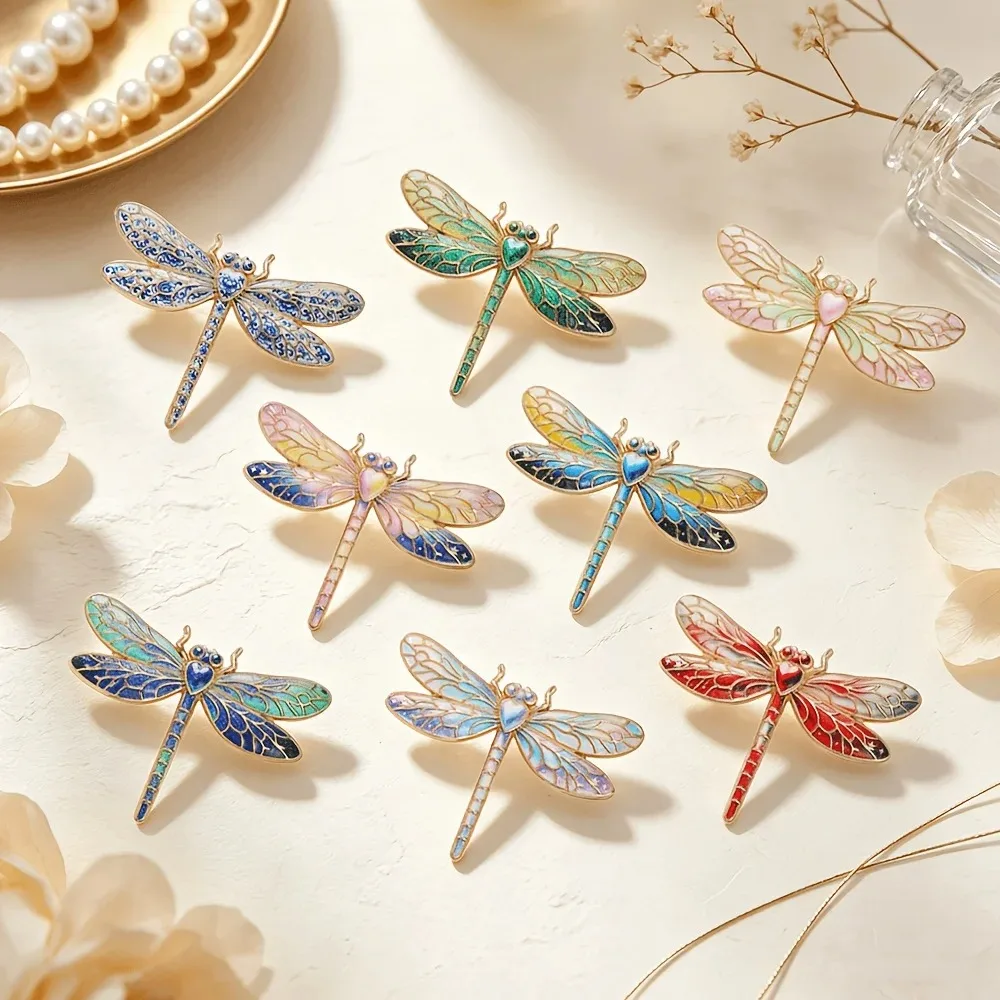 Barocke Luxus-Broschen mit Libellen-, Käfer- und Bienen-Motiven für Männer und Frauen – Schmuck, Modeaccessoires, Partygeschenke – Detail 6