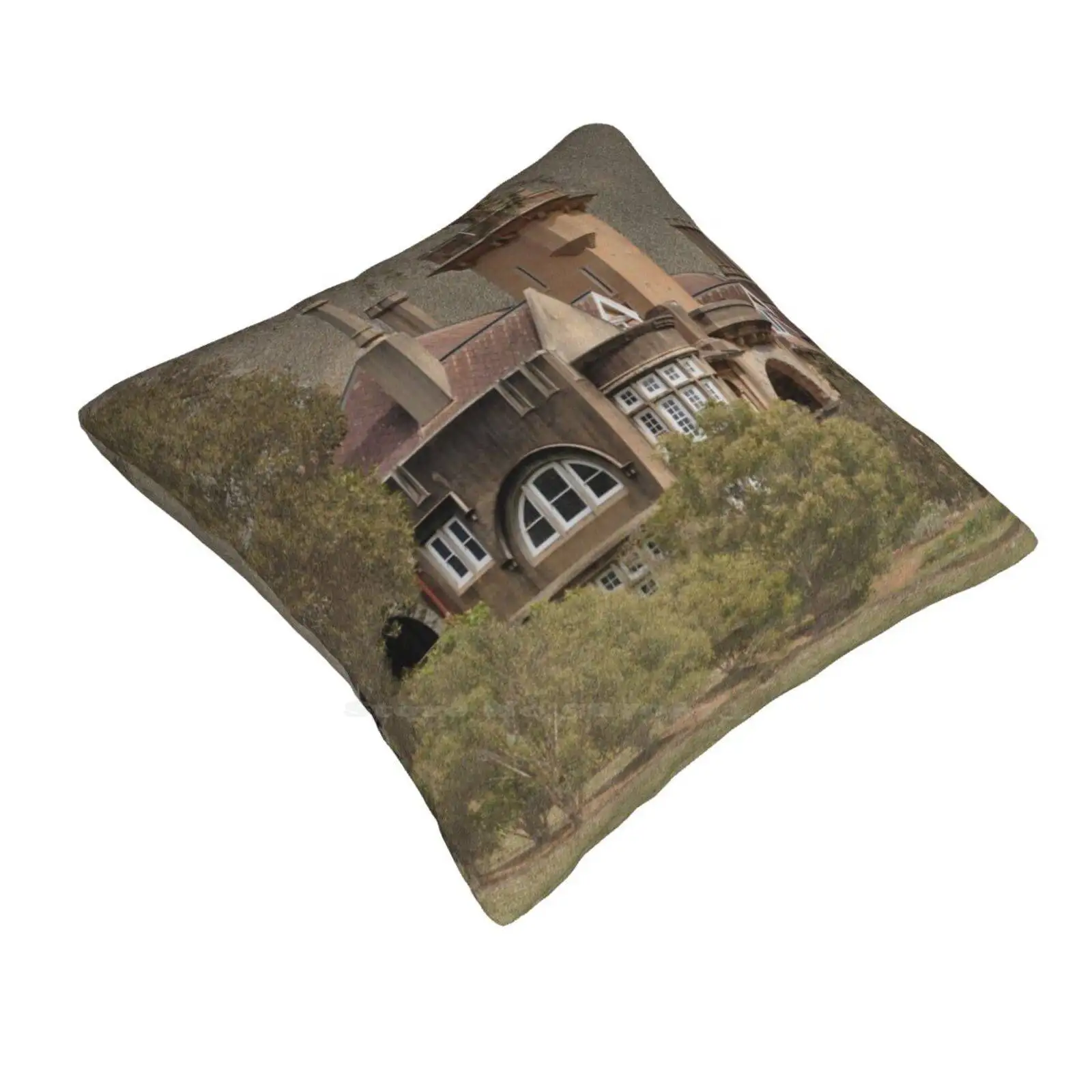 Iandra Castle Near Nsw No.2 Funny Cute Decor Square Pillowcase Castle N S Wales Textures