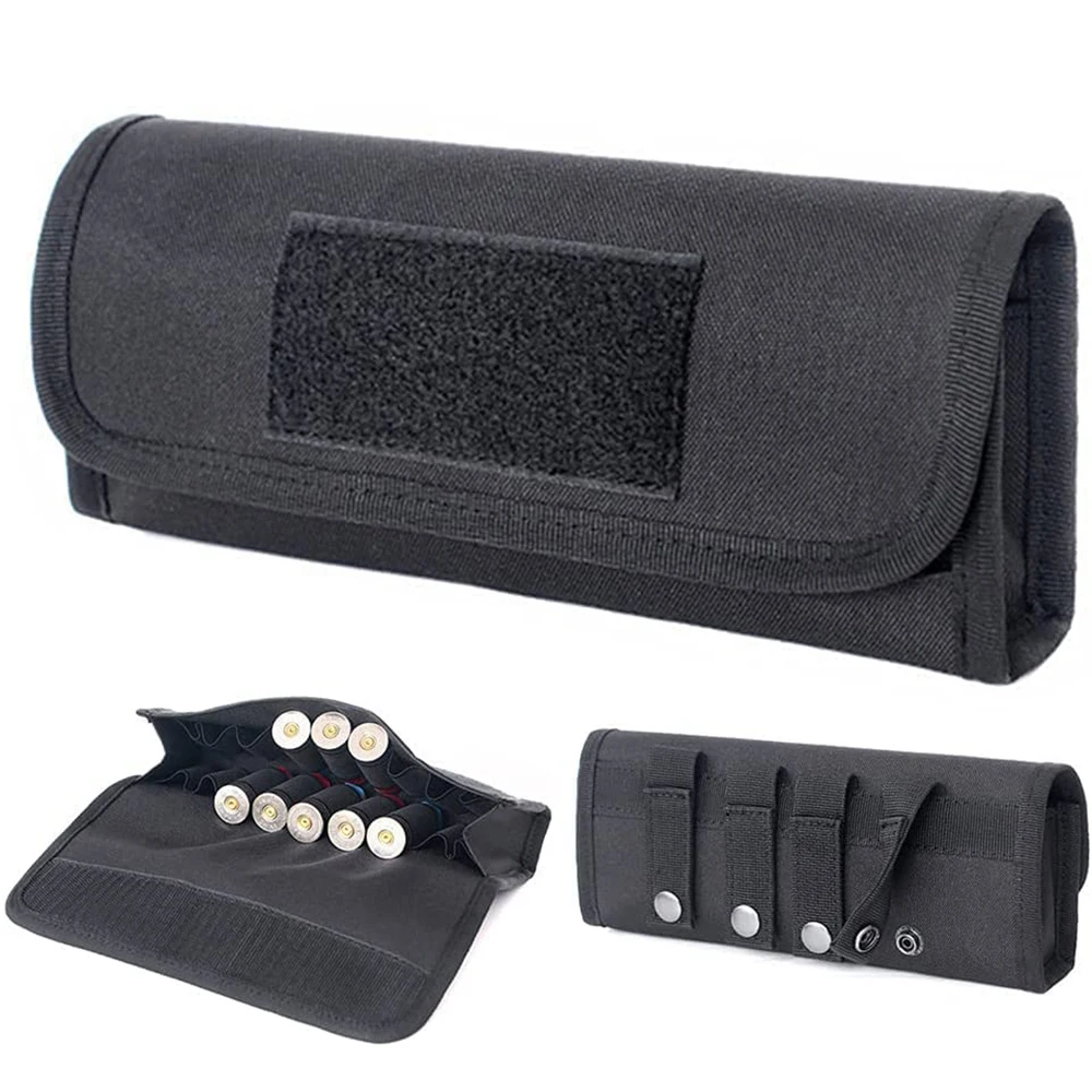 Molle Shotshell Pouch, 18 Round Reload Holder Bag ShellPouch Carrier for 12/20GA Hunting CS