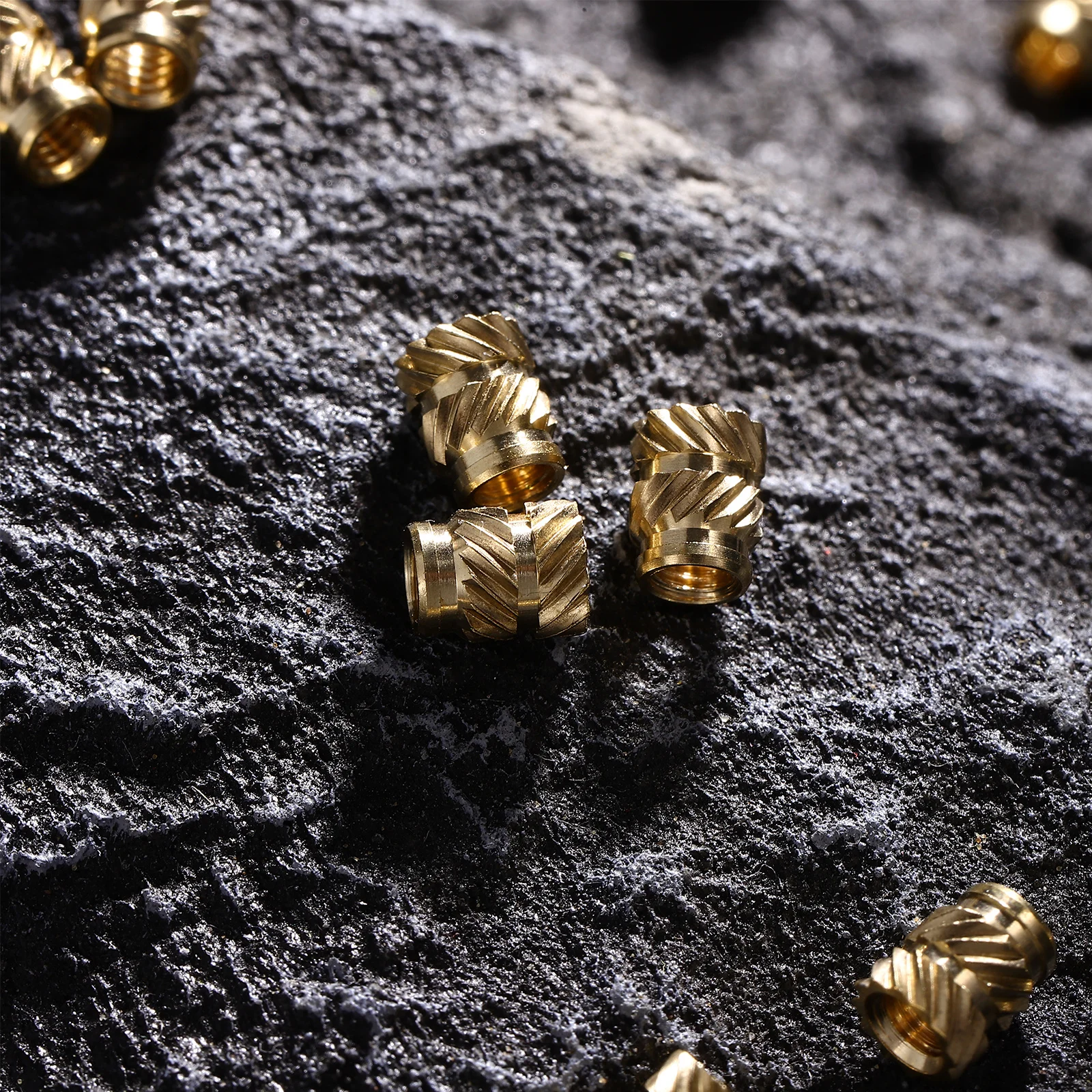 100 قطعة صواميل مخرشة نحاسية متينة وعملية تثبيت قوي للطباعة ثلاثية الأبعاد ملحقات إدراج ملولبة مقاومة للحرارة #2