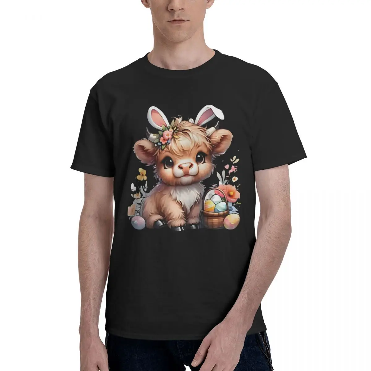 Cute Easter Bunny Eggs Movement Championship Graphic Vintage Tees Vintage Travel USA Size