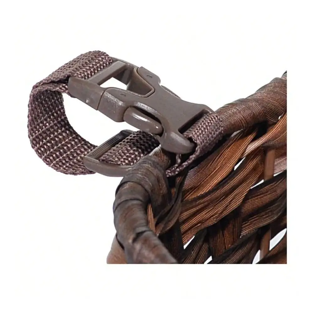 

Woven FrontMount Bicycle Basket With Straps