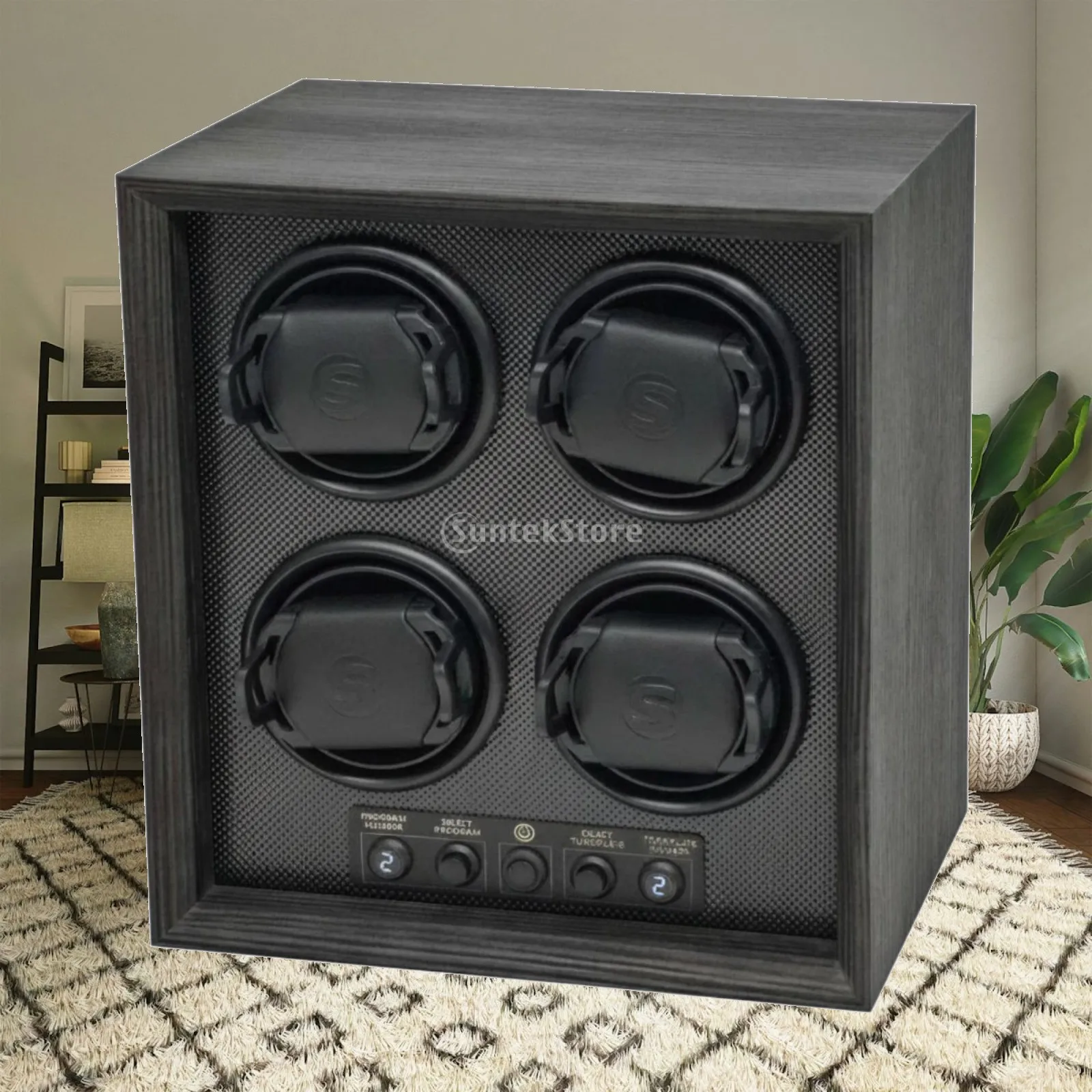 elegante-caja-enrolladora-de-relojes-de-madera-con-almohadillas-telescopicas-y-motor-silencioso-para-guardar-en-la-comoda-o-el-escritorio