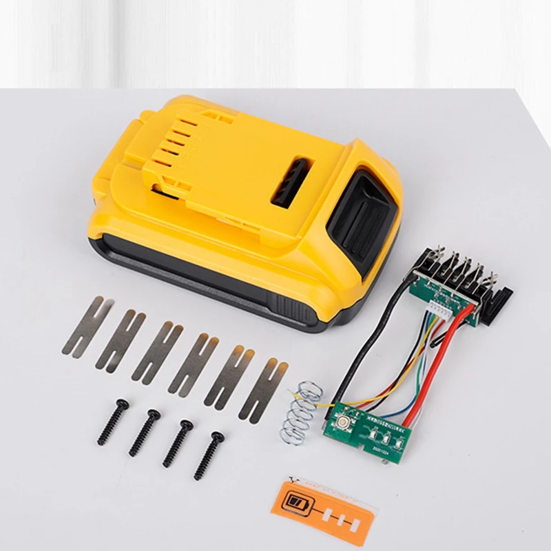 Battery Plastic Case+18650 Lithium Battery Protective Board For Dewalt 5-Cell Battery Tool Battery Case Kit