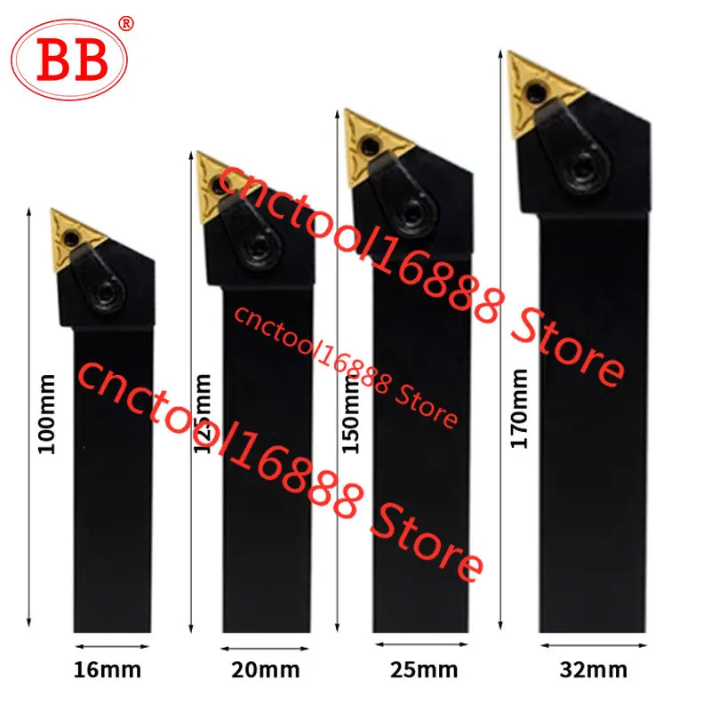 

MTJNR WTJNR MTFN MTQN External Turning Tool Lathe Cutter Holder TNMG 1616 2020K Right Hand MTBNR