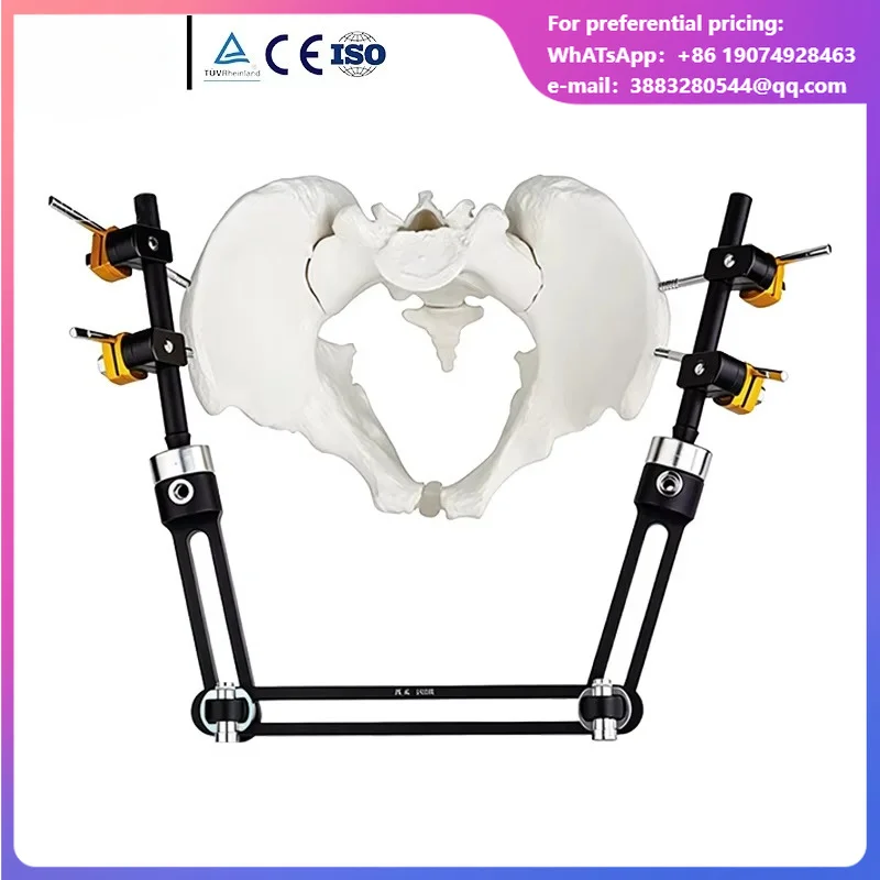 Pelvic External Fixator Combination Three Orthopedic Surgical Bone Fixation System For Hospital CE Certified Aluminum