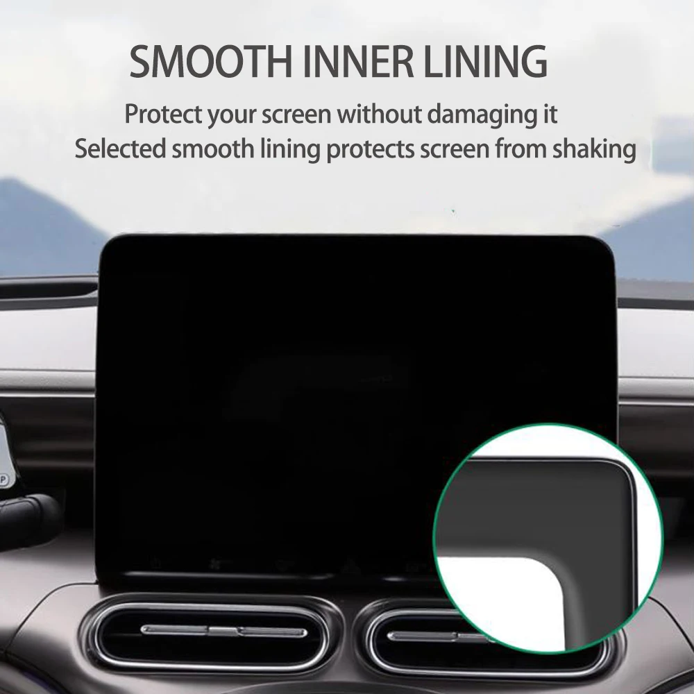 For Mercedes Benz Smart#1 2023 2024 Car Mobile Phone Holder GPS Navigation Bracket 12.8 Inch Fixed Screen Base Accsesories