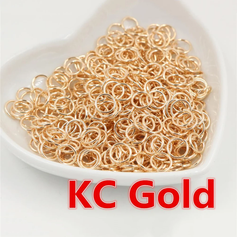 200 teile/los 3/4/5/6/7/8/10/12mm Metall DIY Schmuck Funde öffnen einzelne Schleifen Springringe & Split Ring für die Schmuck herstellung