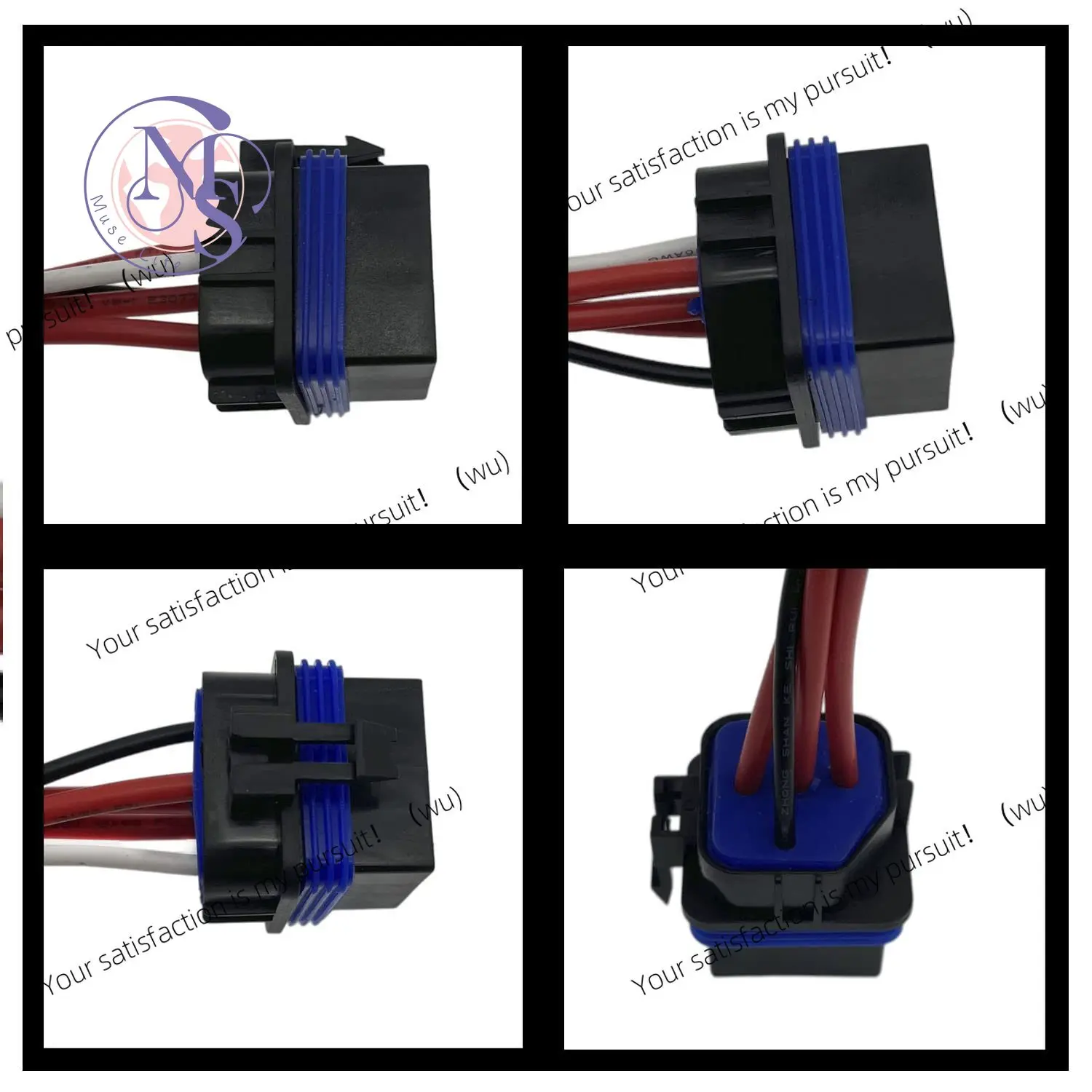 Waterproof car relay with socket 5 feet, marine car fan relay kit