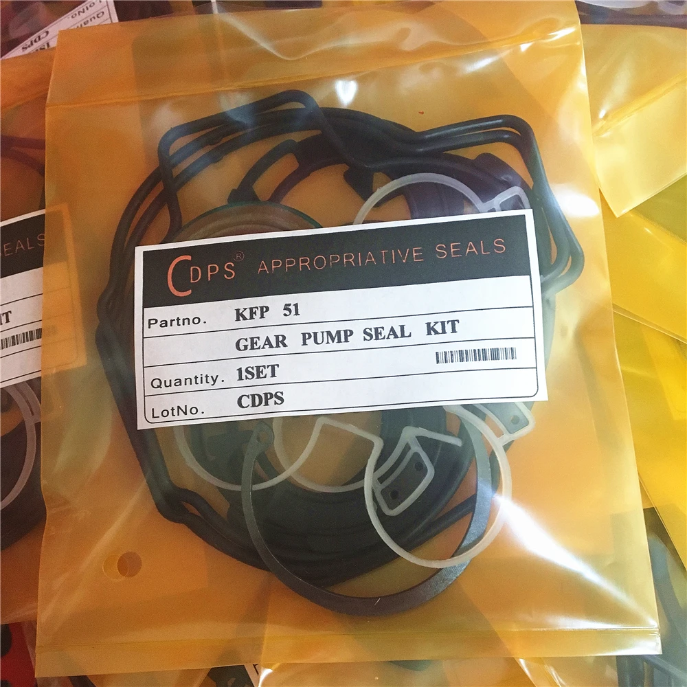 

KFP51 Seal Kit for Excavator Hydraulic Gear Pump for Auxiliary Pump Repair Construction Machinery Parts High Quality