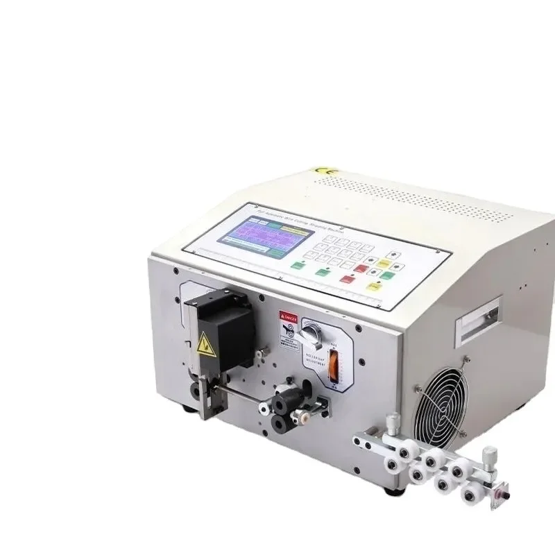 Full Automatic cable cutting and wire stripping machine machine for cable usb machines