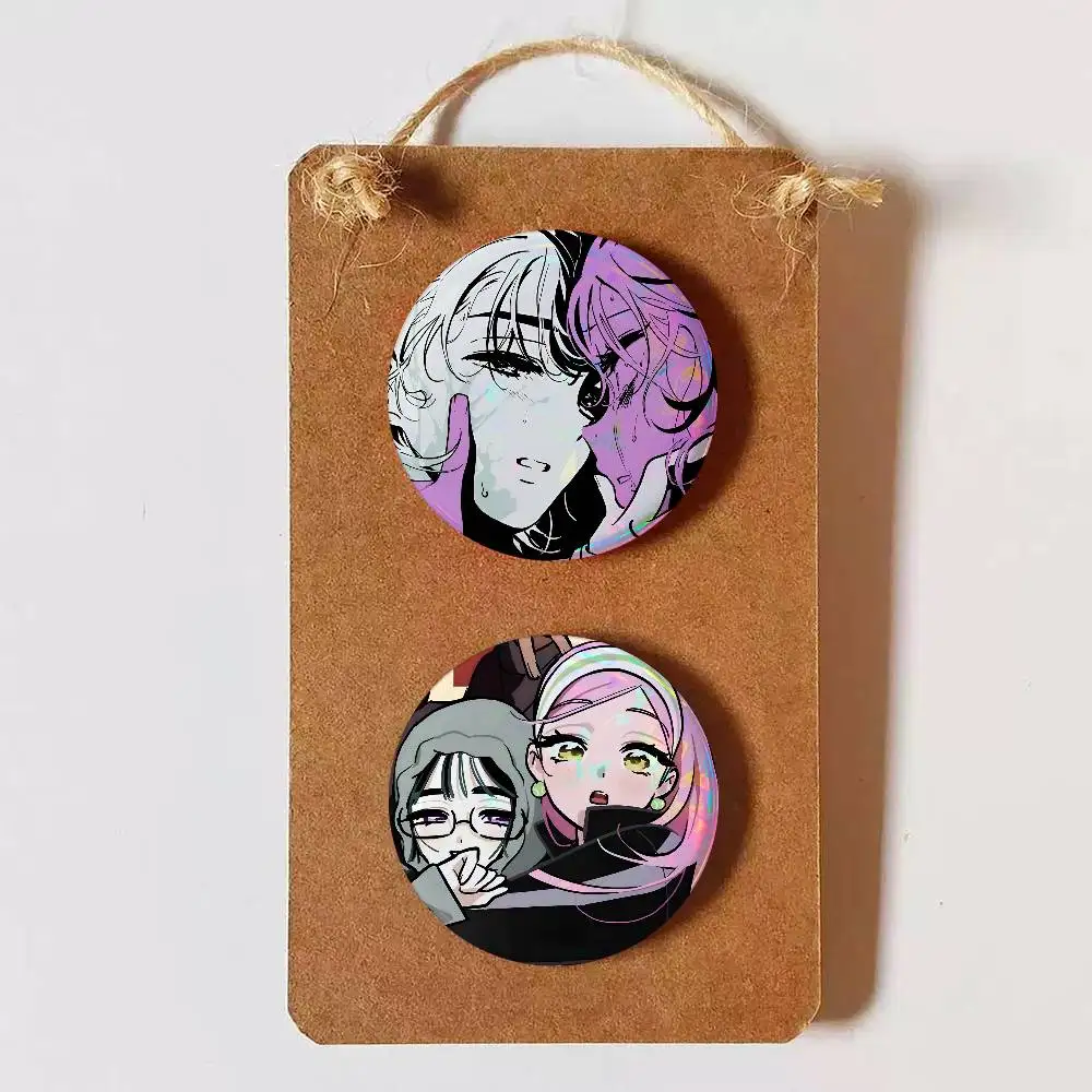 Mizi Sua Ivan Icons Fashion Button Badge Pin Set Cool Anime Game Cartoon Music Design Brooch for Backpack Clothes