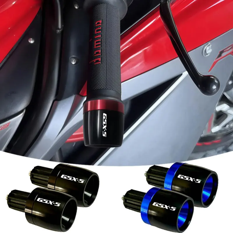 New For GSXS 750 GSXS1000 1000GT 1000GX GSX-S 750 1000 Motorcycle Handle Bar Ends Plug Grips Handlebar Plug Caps