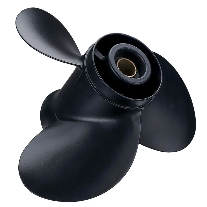 AB56-2Pcs 10 1/4 X 12 Aluminum Outboard Boat Propeller For 20-30HP 58100-96430-019