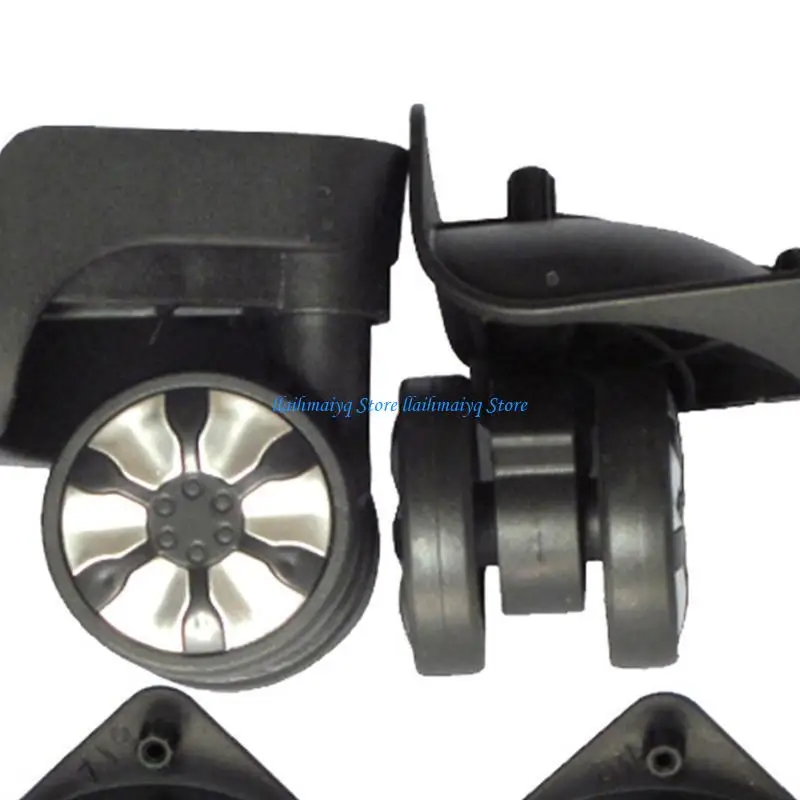 

573B 1 pair A78 Suitcase Luggage Replacement Repair Accessories Mute Roller