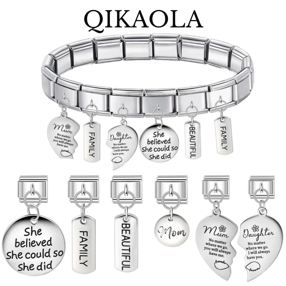 1pc Stainless Steel Little Ghost Delicate Pumpkin Italian Charms For 9mm Stainless Steel Bracelet Diy Jewelry Making