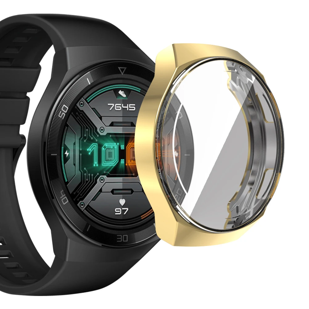 

Full Screen Case Protective Cover Compatible Watch Gold Plated Scratch Resistant Lightweight Dustproof Practical