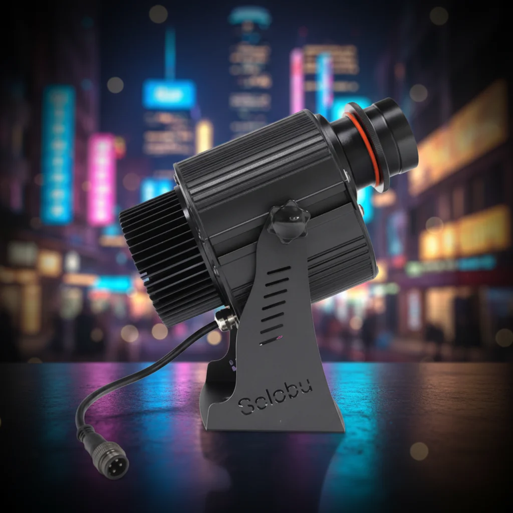 Multipurpose advertising projector, indoor/outdoor use, IP66 waterproof, all-weather use, suitable for restaurants, retail store