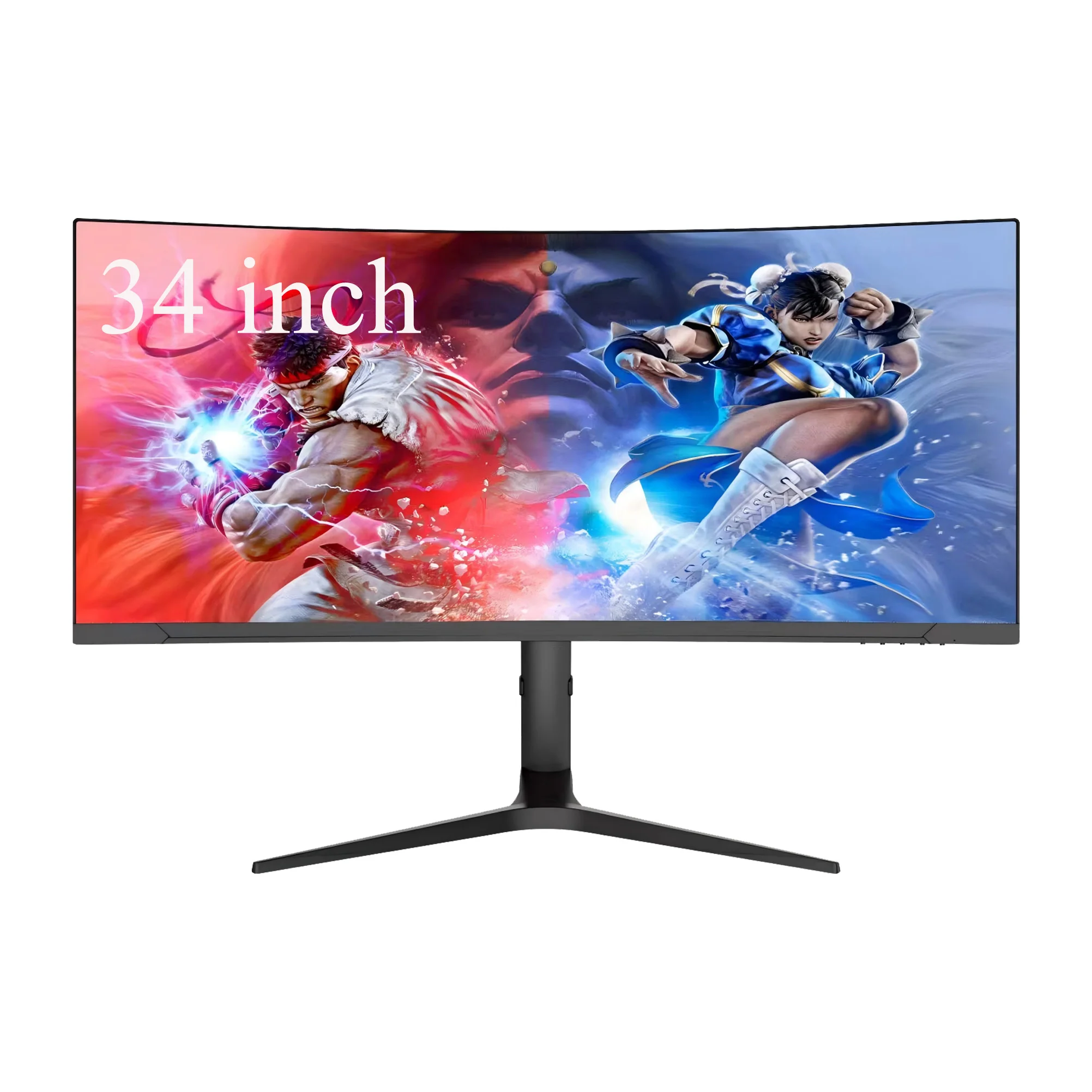 Wholesale 165Hz 180HZ LCD  34-inch Curved Surface Design 85% SRGB Gaming Monitor PC Display Desktop PC Curved Monitor