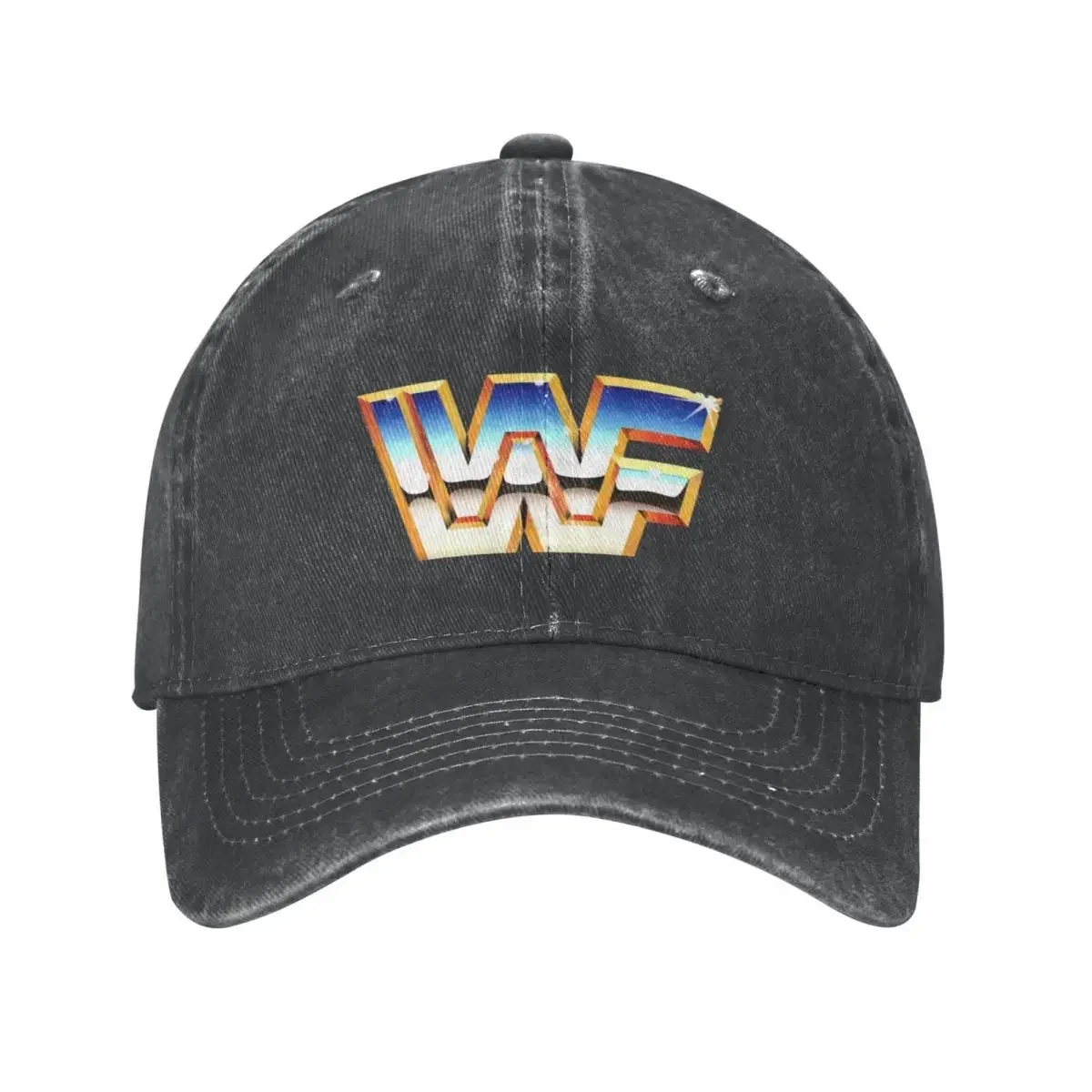 WWF topi koboi musim panas pria wanita, topi Trucker pakaian jalanan untuk pria wanita