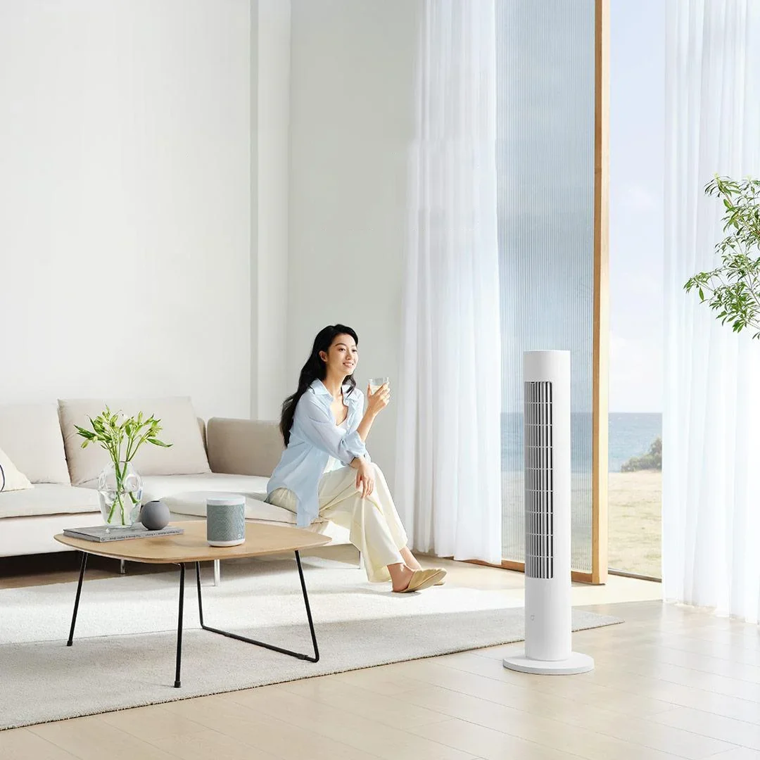 XIAOMI MIJIA-Ventilateur vertical électrique intelligent DC, 2 ventilateurs de tour de conversion mort, aste, compatible avec l'application MI HOME, été