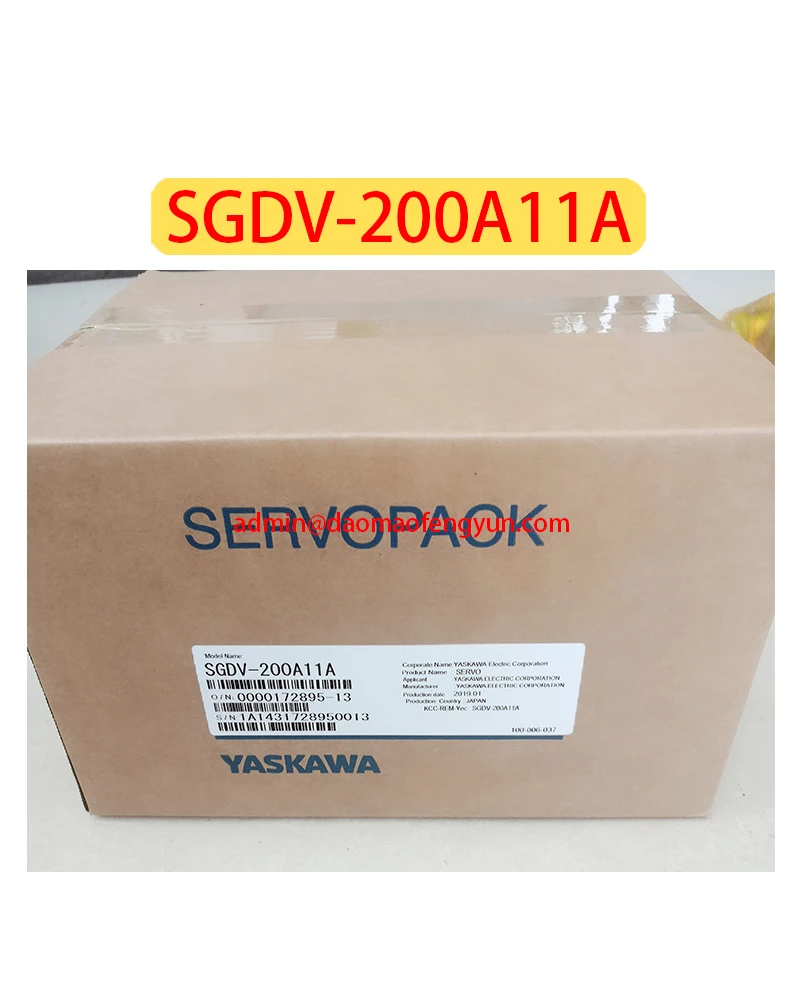 

SGDV-200A11A Brand new Servo Drive SGDV 200A11A，Fast shipping