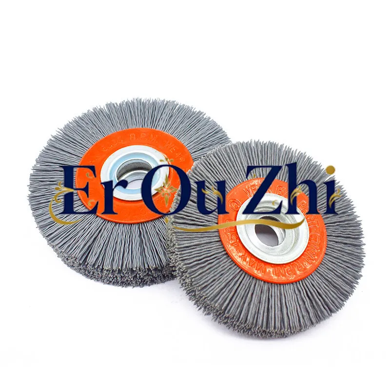 7 Flat Abrasive Wire Wheel Grinding Rust Removal Polishing Parallel Silicon Carbide Brush Woodworking Deburring Grinding Wheel