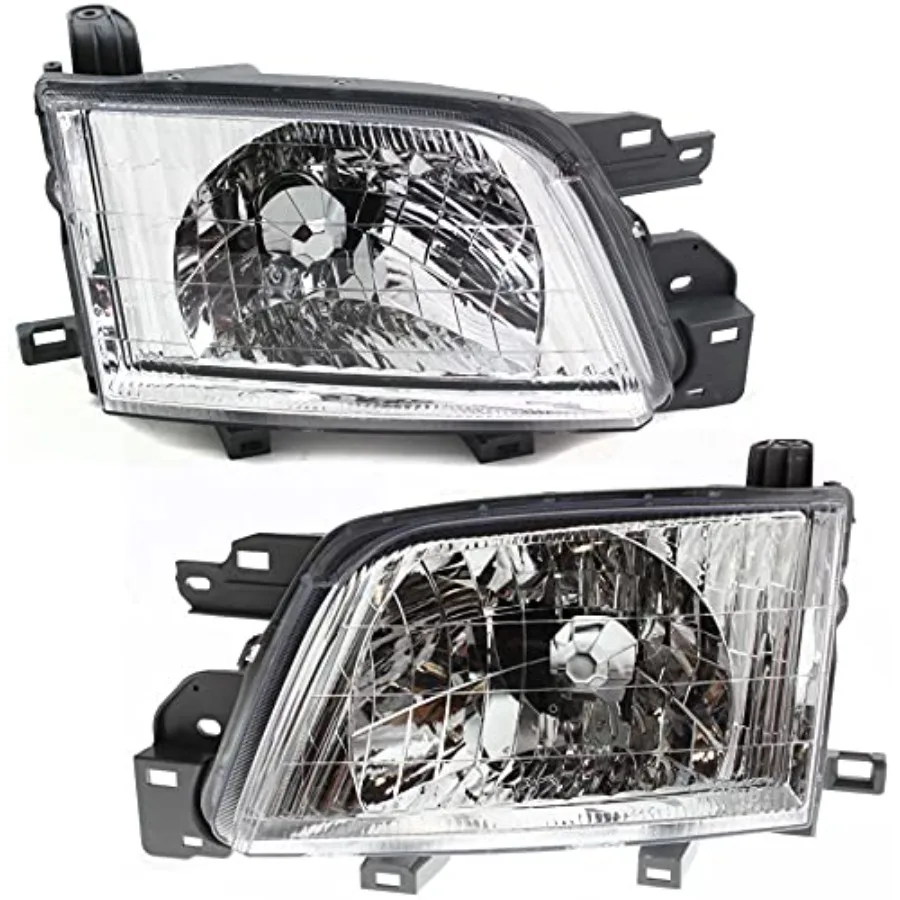 

Headlights Assembly Pair for Subaru Forester Base L S 2001-2002 Halogen With Bulb s Replaces# 84001FC230 84001FC220