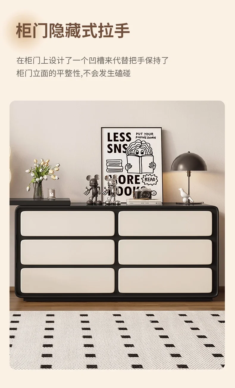 

Nordic Style Solid Wood Storage Chest of Drawers and Dressing Table