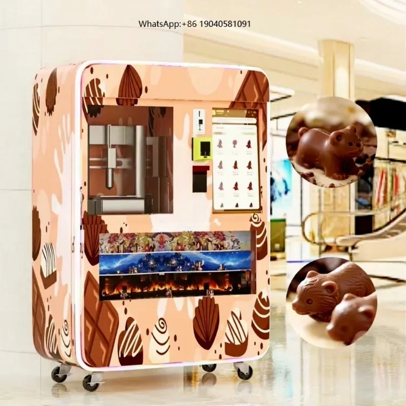 Commercial 3d Chocolate Printer Full-automatic Vending Machine DIY More Than 440 Patterns 3D Chocolate-Printing-Machines