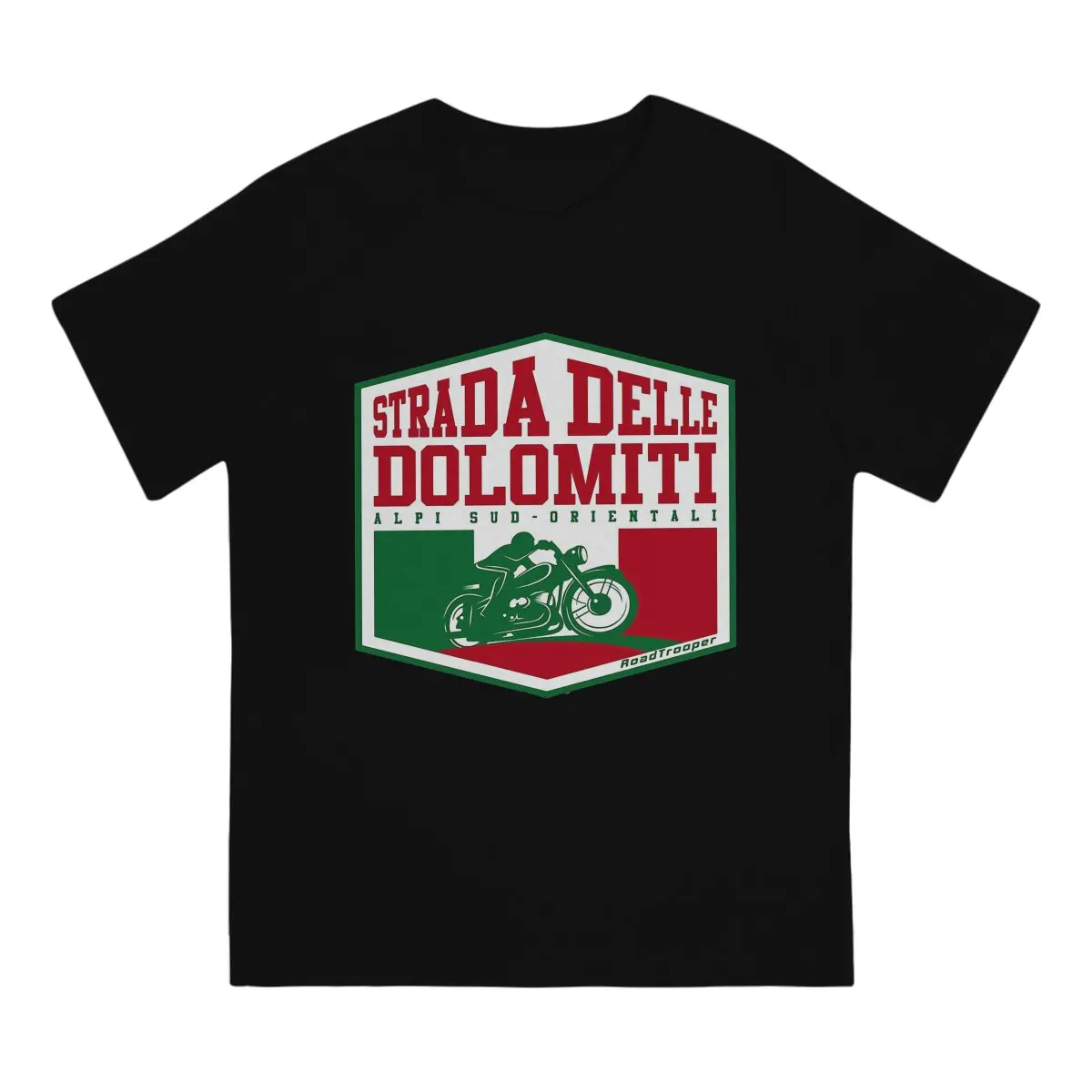 Men T-Shirts Strada Delle Dolomiti Unique Tee Shirt Short Sleeve Route T Shirts Round Neck Clothes Original