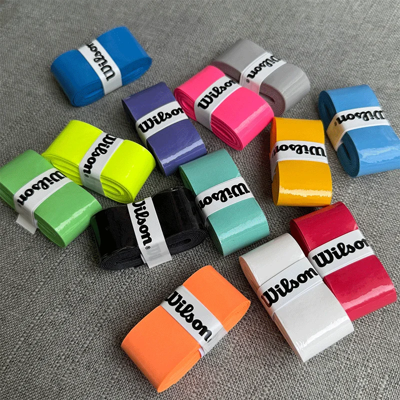 

12/24PCS Wilson Tennis Racket Overgrip Sweat Band Absorption Grip PU Badminton Racket Handle Tennis Griptape Padel Racket Grip