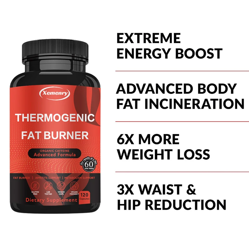 Thermogenic Fat Burner Supplement - for Weight Loss, Metabolism, Suppress Appetite Diet,Healthy Weight Management