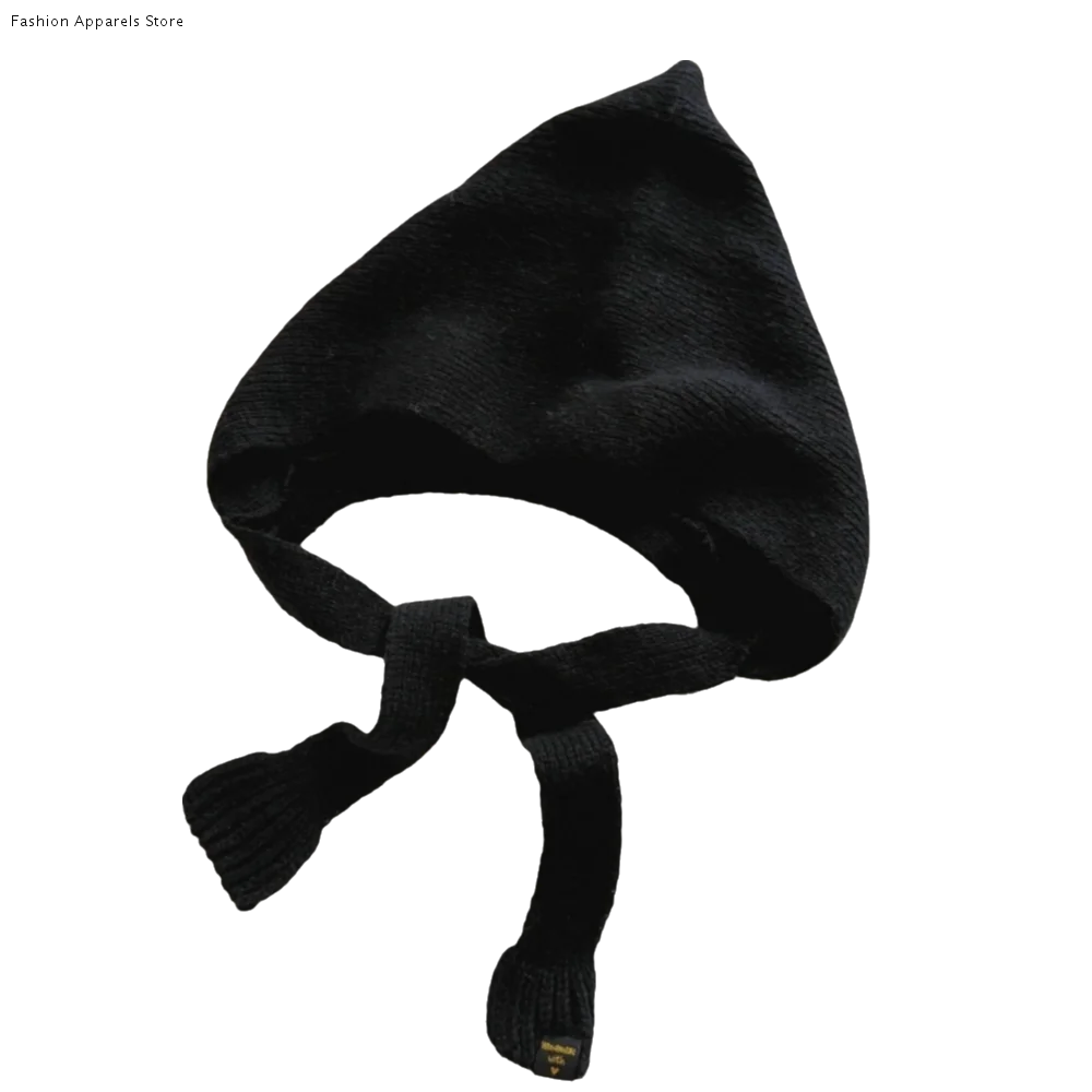 

Neckerchief Korean Style Balaclava Cap Ear Protection Soft Coldproof Hooded Caps Thicken Warm Knitted Beanies Hats Outdoor