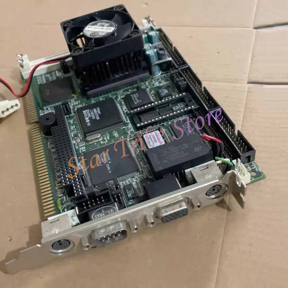 Industrial Control Motherboard 586 Half Long ISA 71Y8820 With CPU Memory NEAT-575 REV:A2