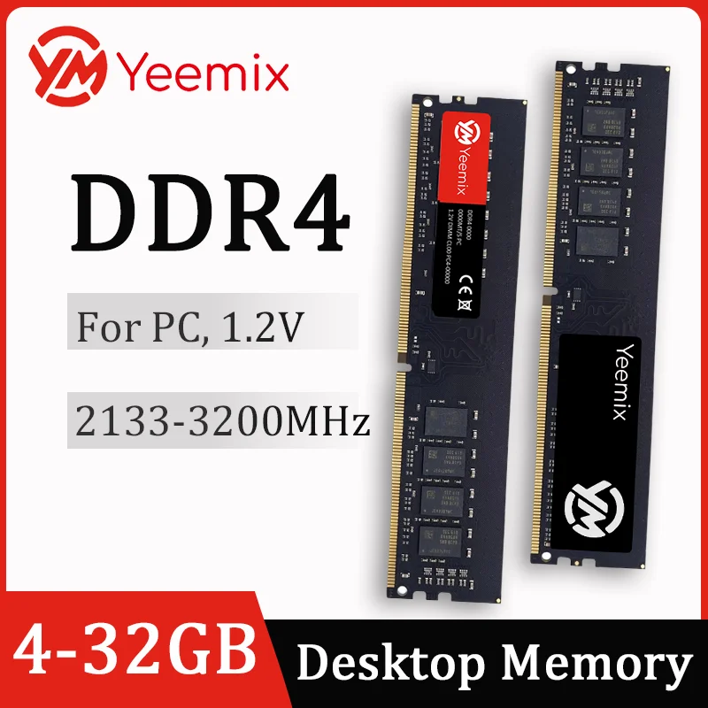 �y�Z�[�����zYeemix DDR3 DDR4 4GB 8GB 16GB 1600 1866 2400 2666MHZ 3200MHZ PC3-12800 PC4-21300 PC4-25600 DIMM ��ECC �f�X�N�g�b�v������ RAM