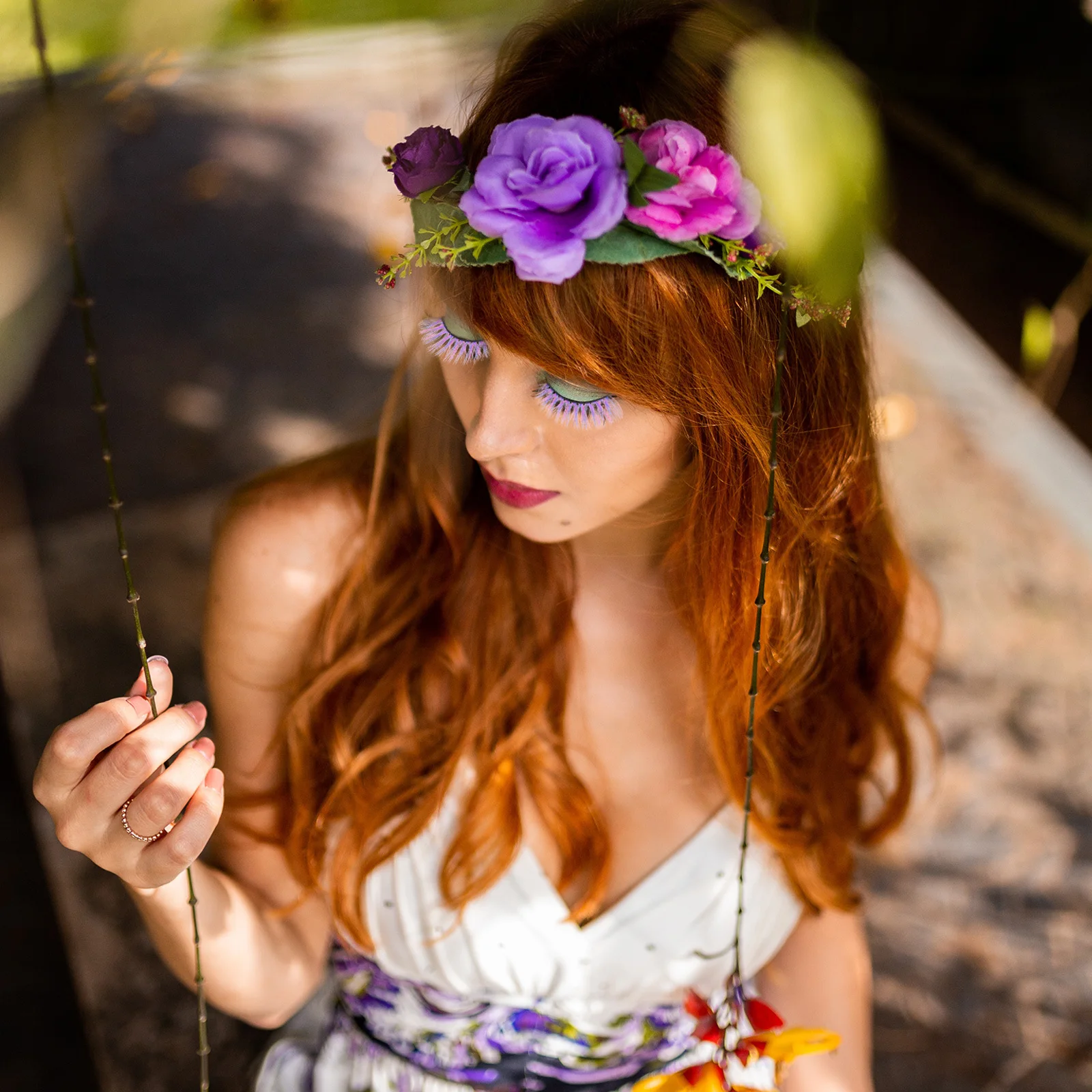 10 قطعة ثلاثية الأبعاد الرموش الملونة قسط سميكة رموش اصطناعية للمناسبات الخاصة خفيفة الوزن الريش يشعر كاذبة رمش مجموعة #1