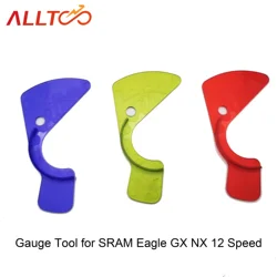 Chain Gaps Adjustment Gauge Tool for SRAM Eagle GX NX 12 Speed Rear Derailleur Rear Chain Bicycle Derailleur Adjustment Tool 50T