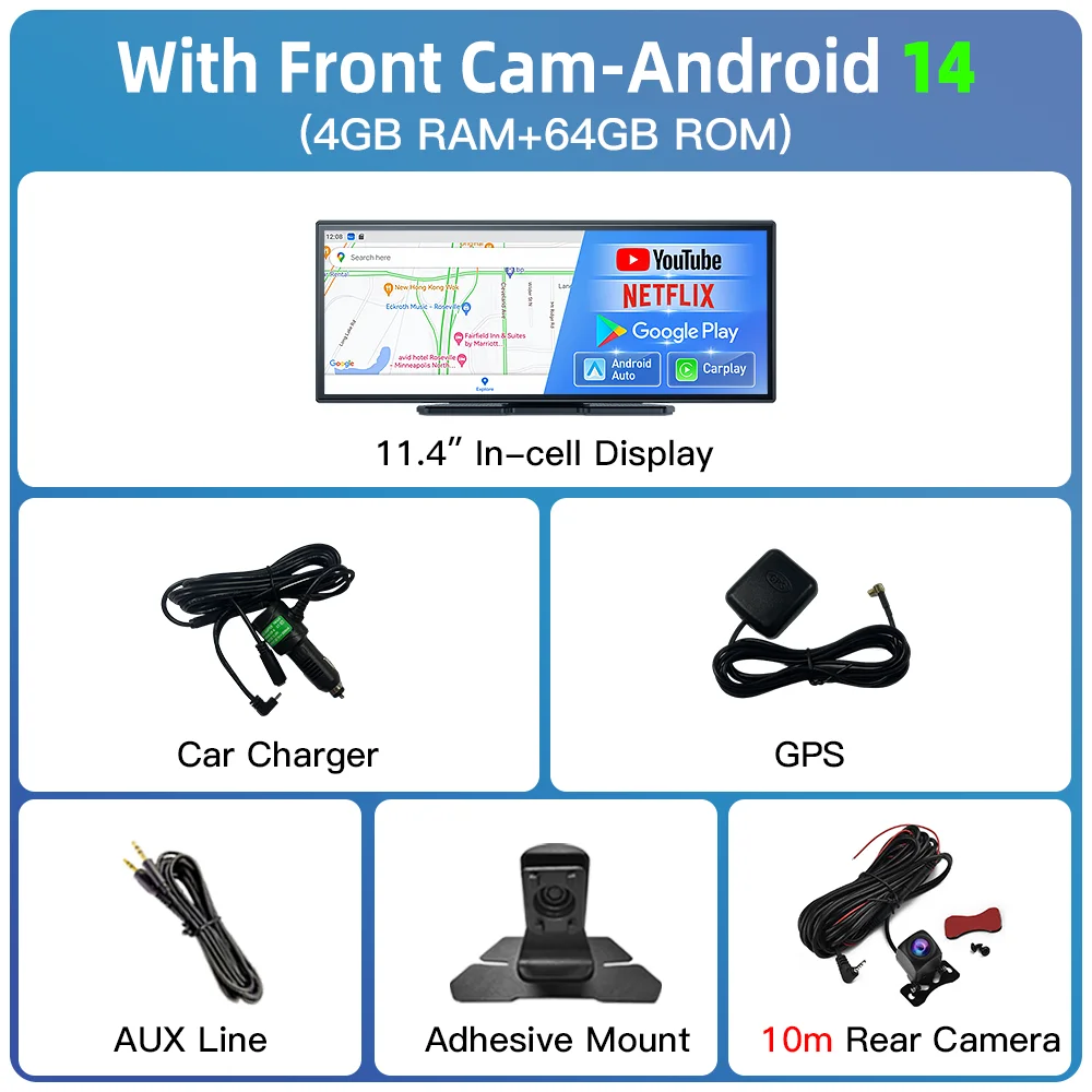 64G ROM 10m Rear Cam
