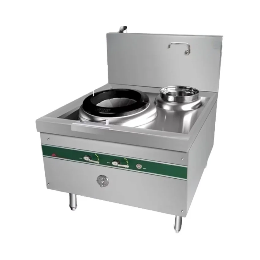 

Commercial Single Burner High Flame Silent Energy-Saving Double Frying For Hotel Kitchen Use Natural Gas Stainless Steel Stove