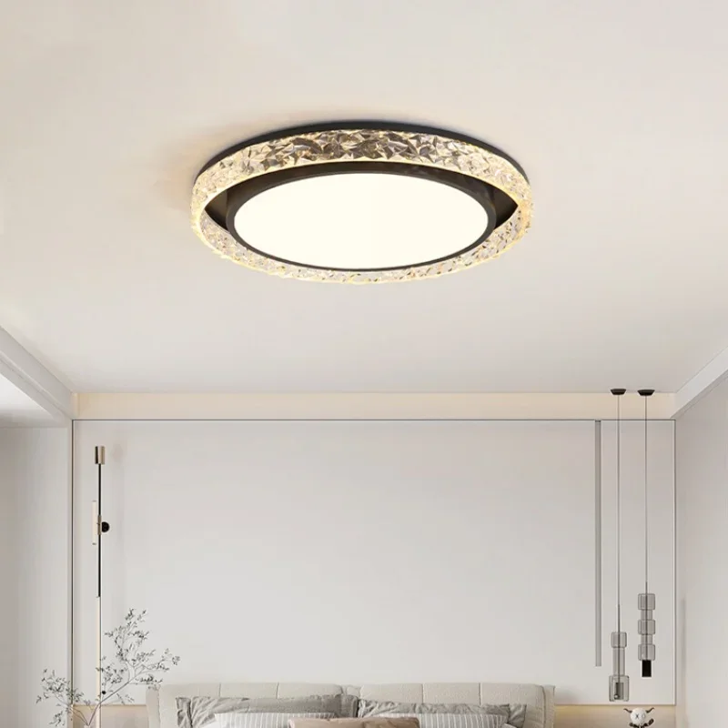 Modern and minimalist Nordic circular LED ceiling light dining room bedroom dining table interior decoration lighting fixtures