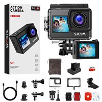 Sjcam Sj4000 Action Camera Dual Screen 4k30fps Ultra Hd Underwater Camera Waterproof 170° Wide Angle Wifi For Tiktok Youtube