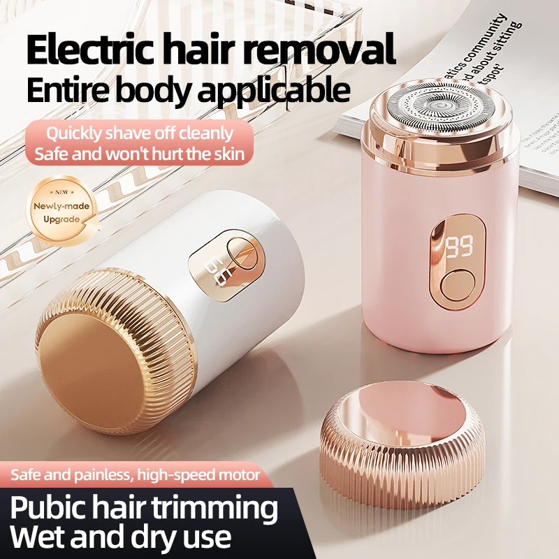 

Electric hair clipper for women's private care, full body hair removal and shaving knife, armpit hair, pubic hair trimming