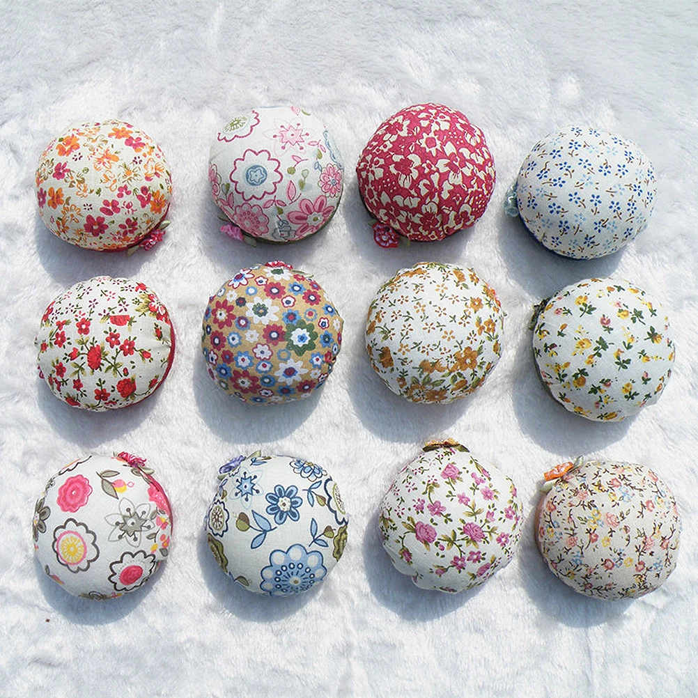 

Cross Stitch Tools Unique Wrist Pin Cushion Wood Needle Tiny Flower Pattern Sewing Accessories Store Pins Needles H y Size Easy