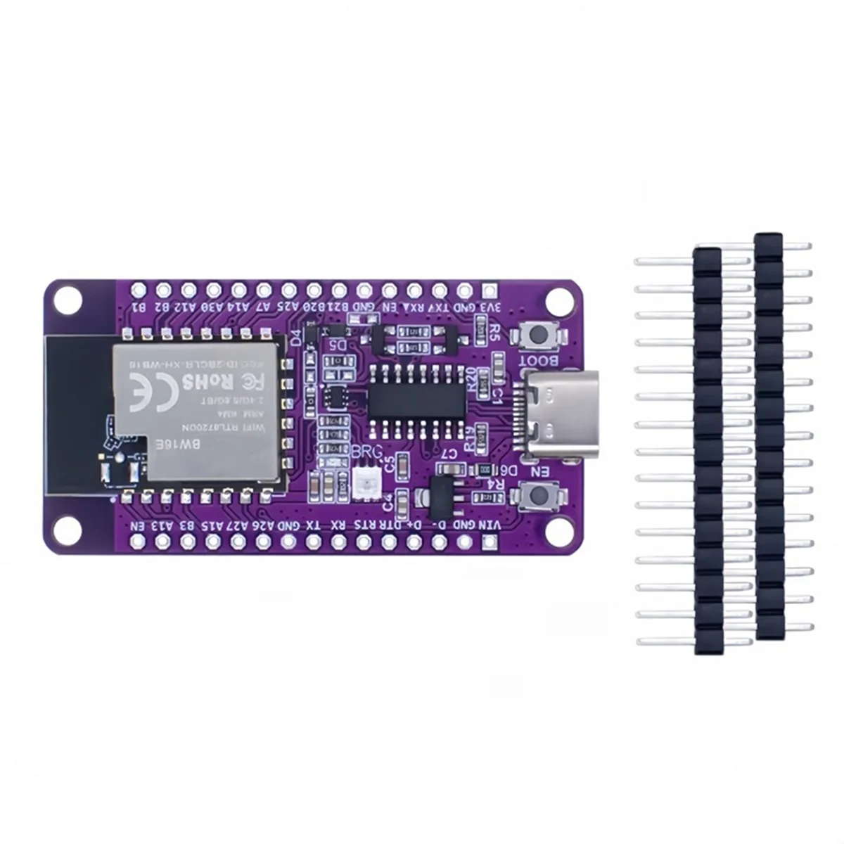 Efficient RTL8720DN Dual-Band WiFi Bluetooth BLE Module Unwelded