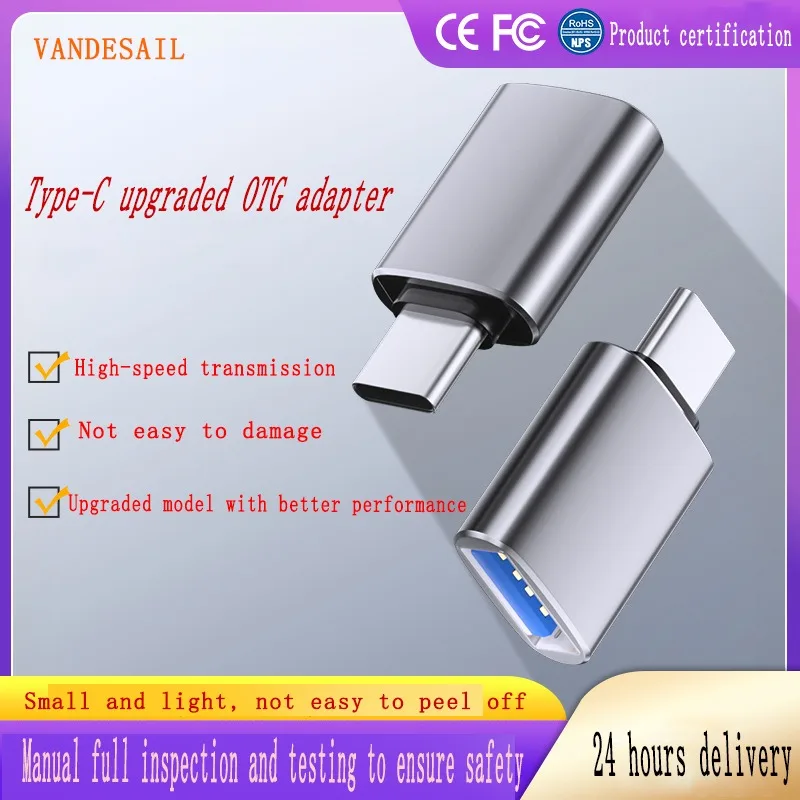 VANDESAIL USB 3.0 to Type-C Adapter | OTG, USB-A to Micro USB & Type-C Connector for HUAWEI, Samsung, Xiaomi